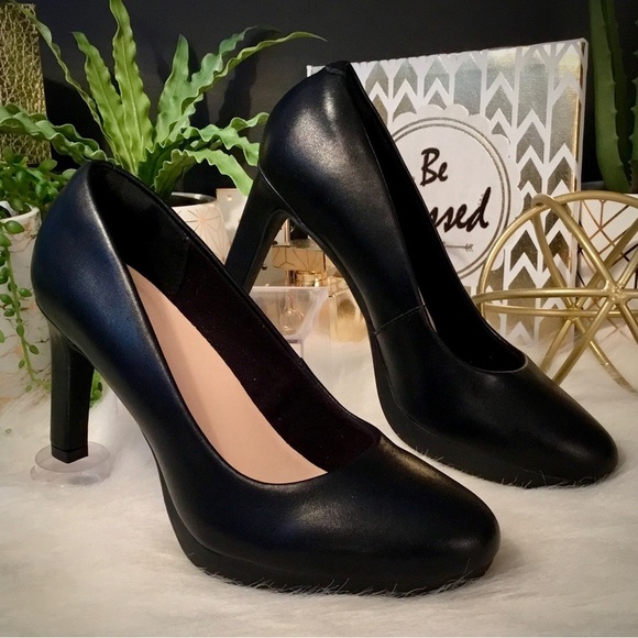 Clarks Shoes - Clarks Black ‘Ambyr Joy’ Platform Pump